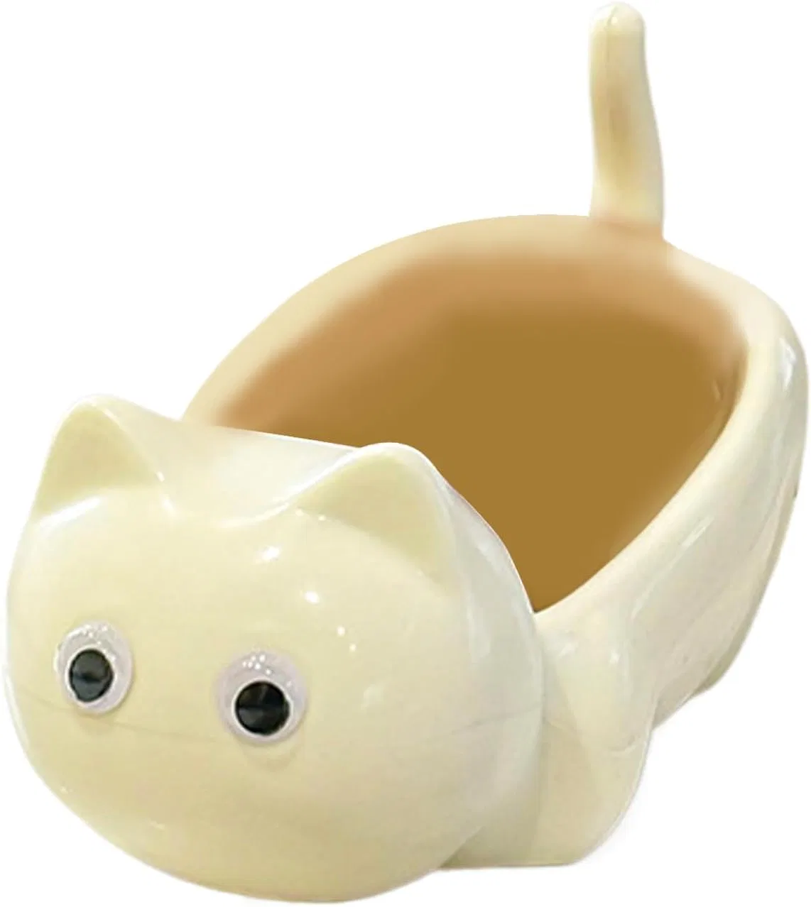 Мыло, Керамическая подставка для мыла в виде кошки, Creamy Generisch