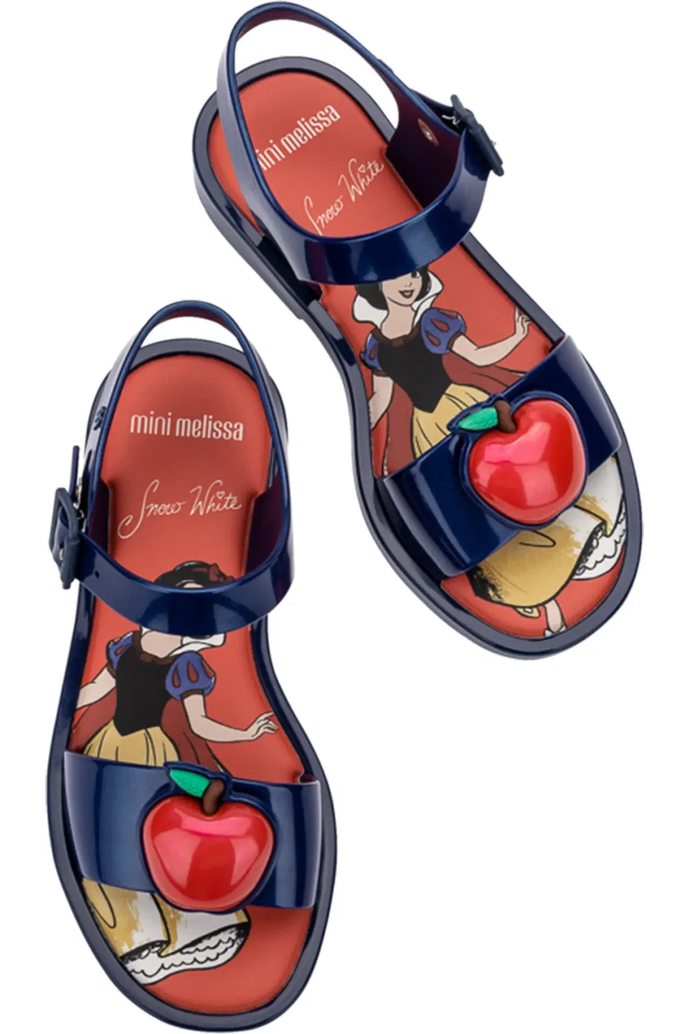 Сандалии детские с принцессой Дисней Mar Jelly Mini Melissa, красный — фото 4