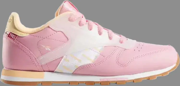 

Кроссовки classic leather altered gs 'squad pink' Reebok, розовый