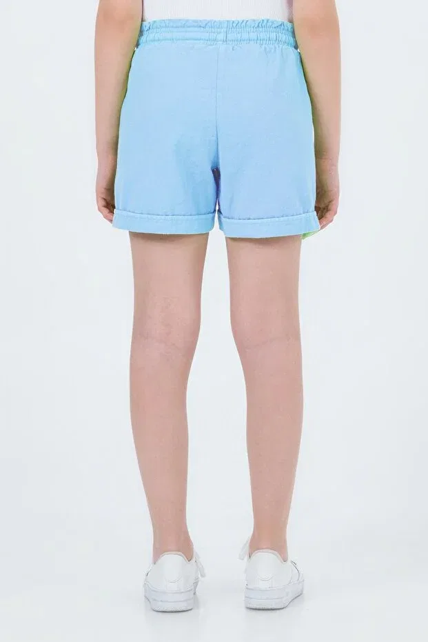 Детские шорты для девочек хлопковые Dmb Boys & Girls, Blue — фото 2