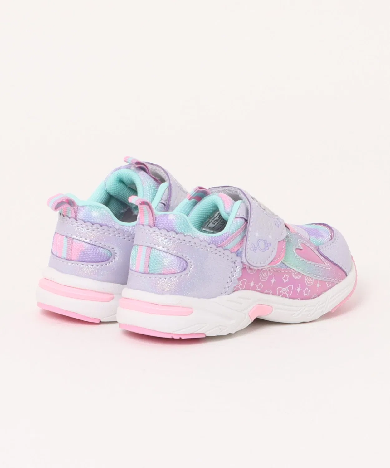 Детские кроссовки для девочек с принтом, модель 名探偵プリキュア！ ASBee, Pink — фото 4