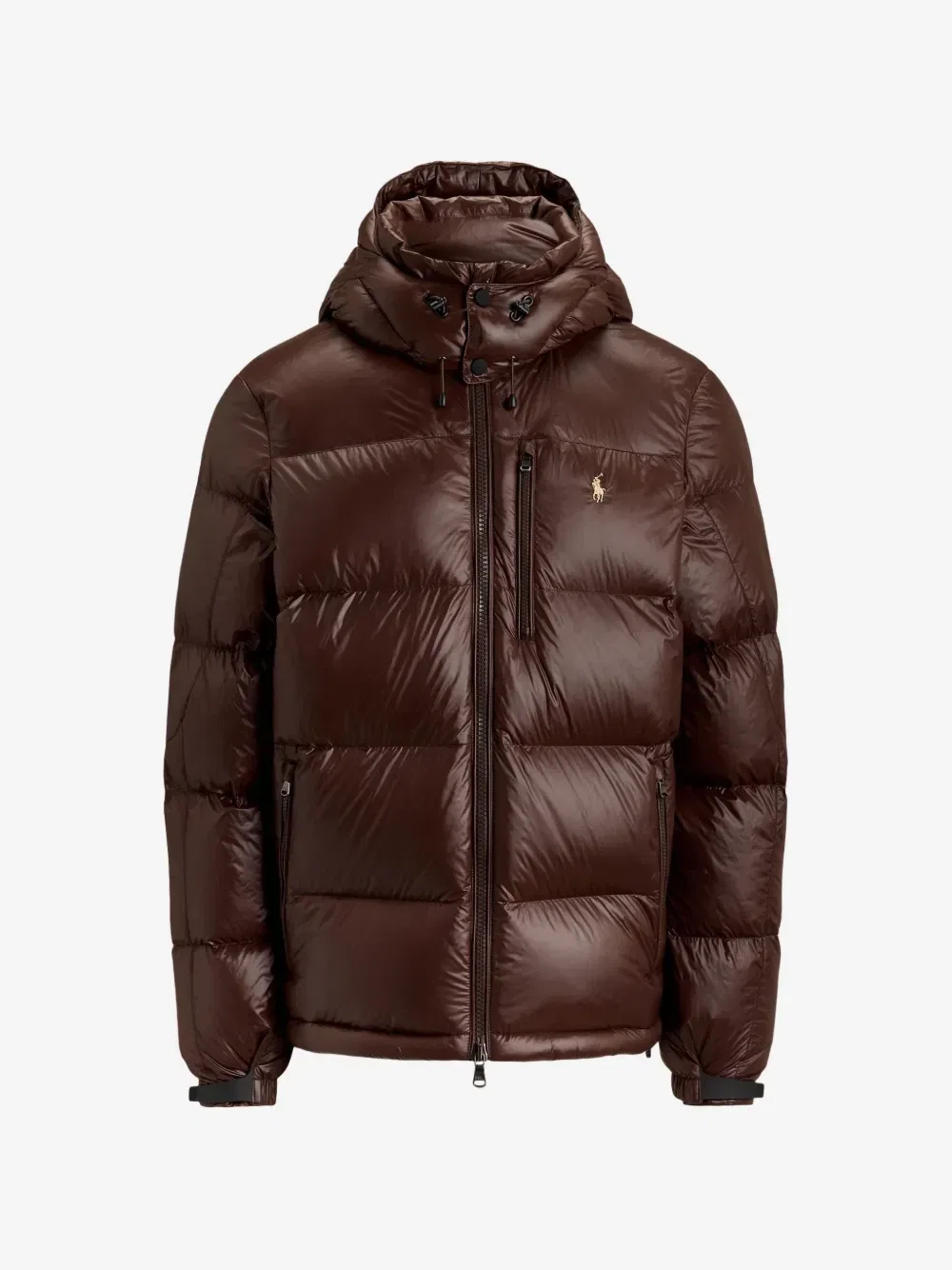 Куртка The Gorham из глянцевого пуха Polo Ralph Lauren, коричневый