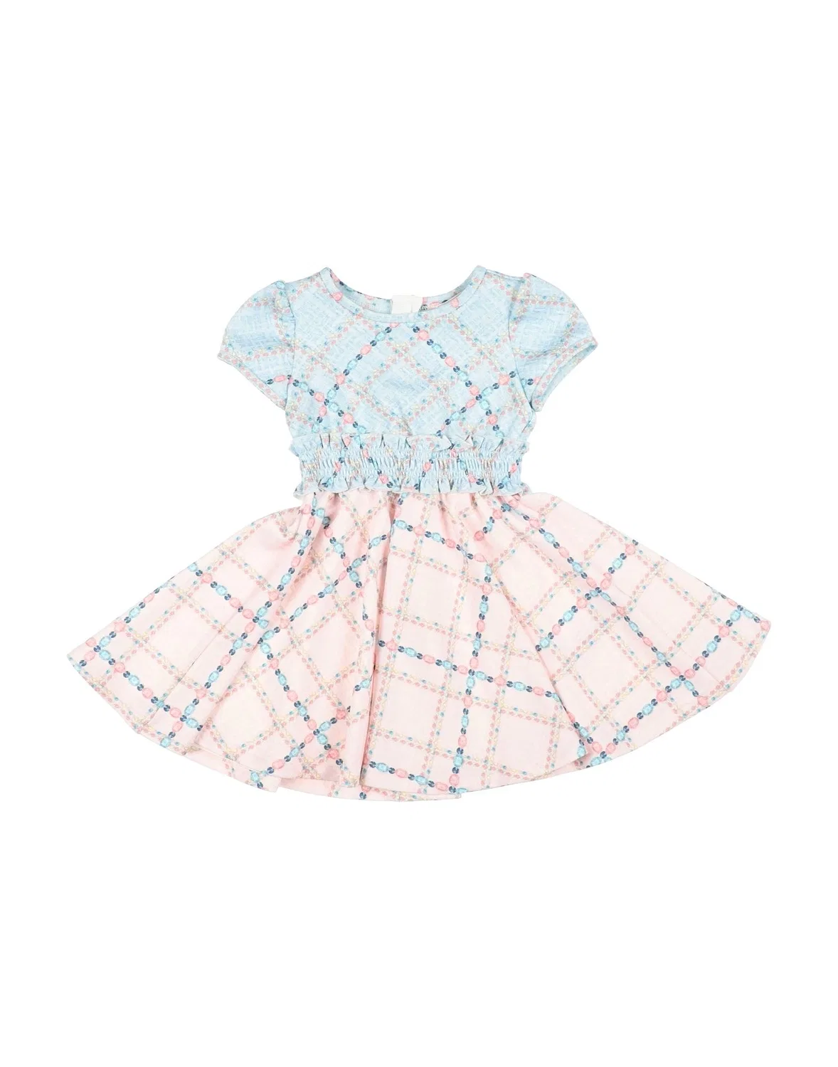 Детское платье для девочек с коротким рукавом Monnalisa, Light Pink