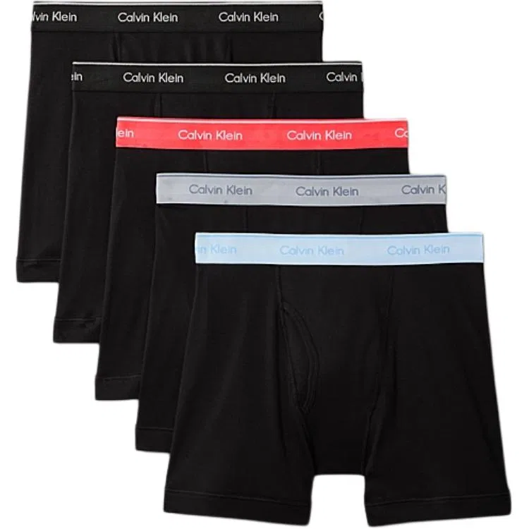 Мужские боксеры Calvin Klein, 5 пар, Черный