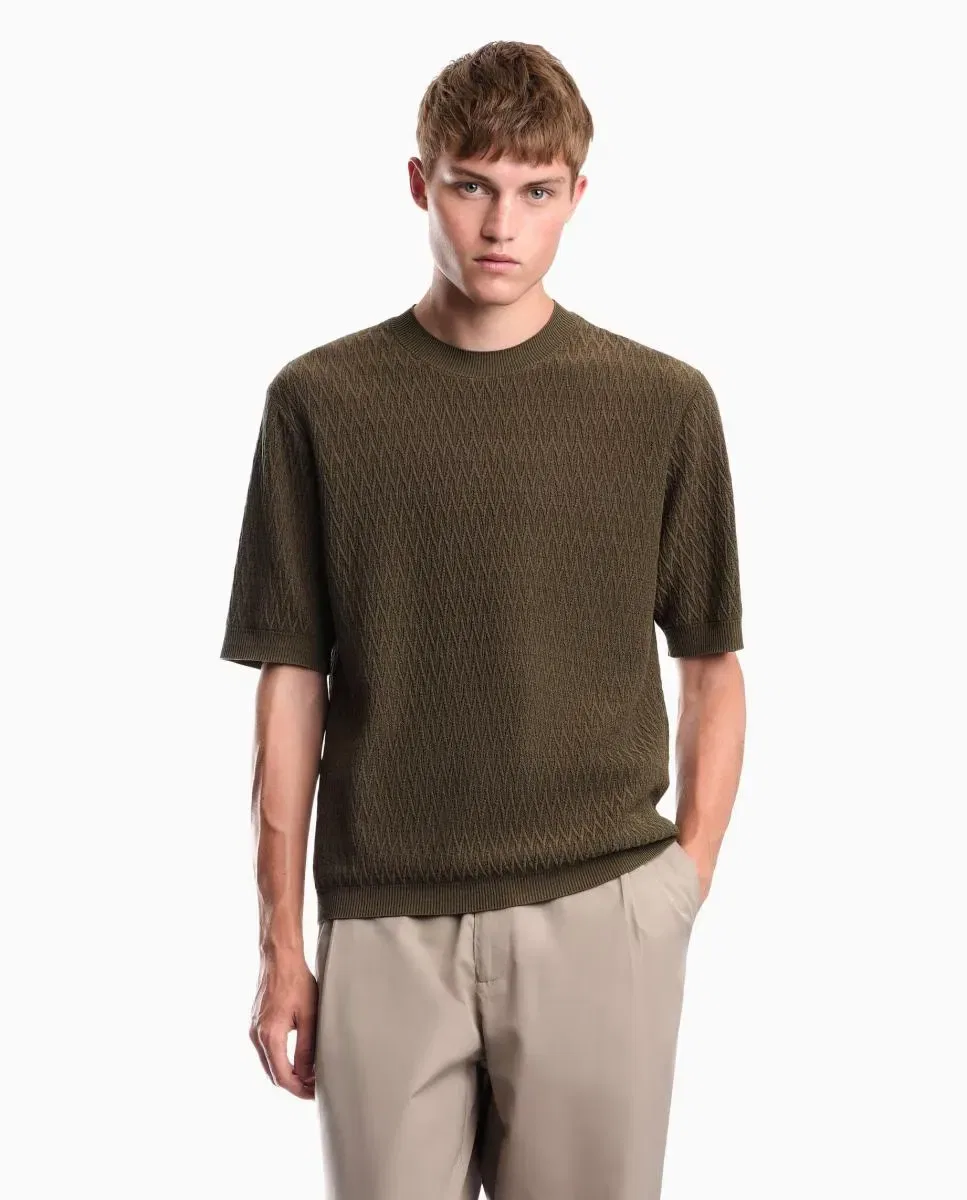 Мужская футболка с коротким рукавом Emporio Armani, Verde Oscuro