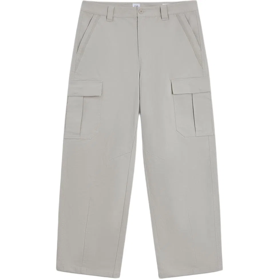 Мужские широкие брюки GAP, Light Gray White
