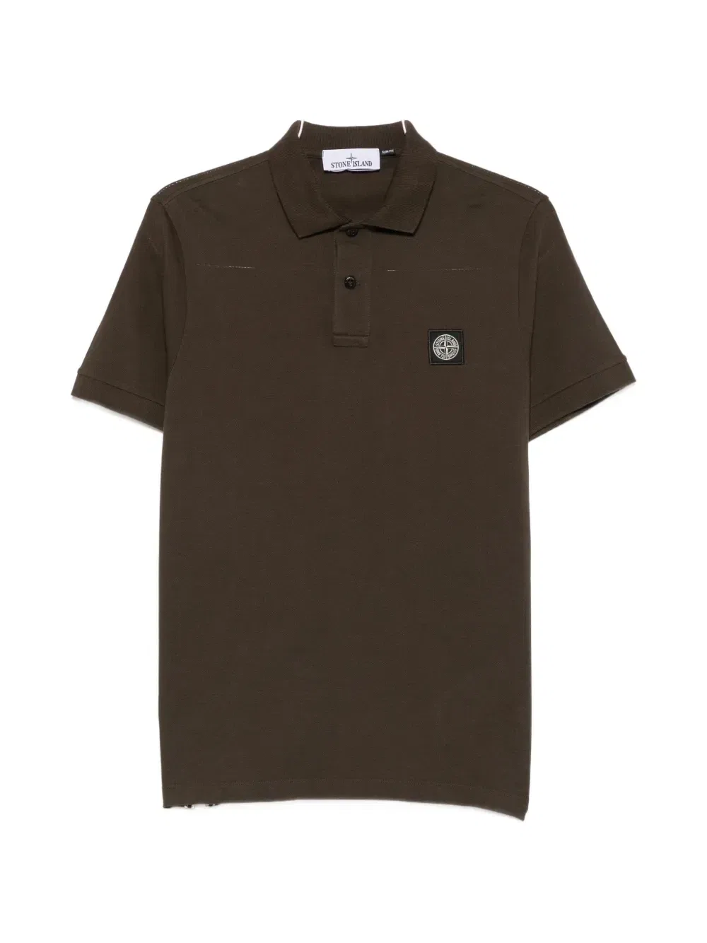 Рубашка поло с логотипом-патчем Stone Island, зеленый