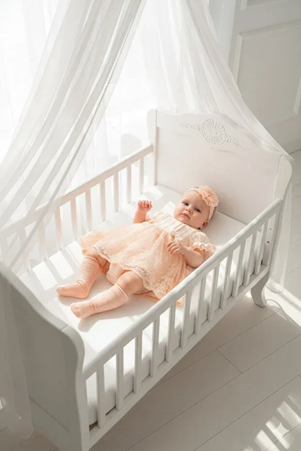 Детское платье для девочек с кружевом Miniday Baby, Multicolor — фото 3