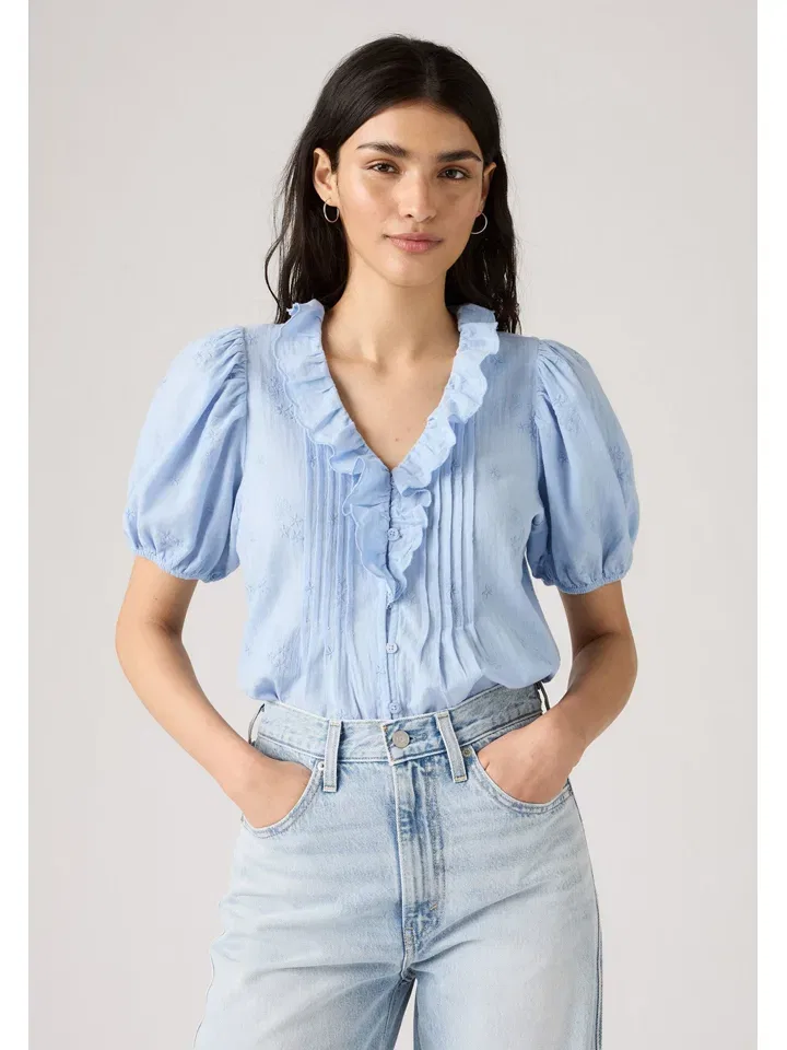 Блузка светлая Levi'S, голубой — фото 2