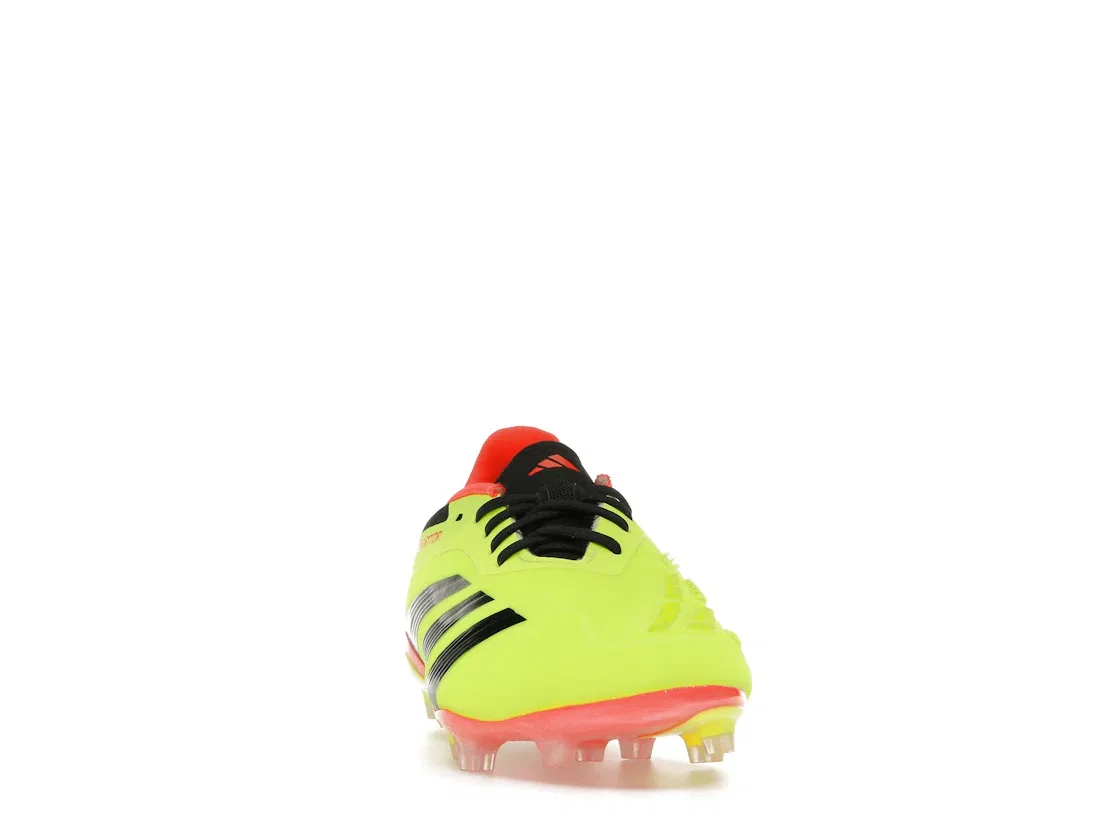 Детские бутсы Predator 24 Elite FG Adidas, Team Solar Yellow 2 Core Black Solar Red — фото 2