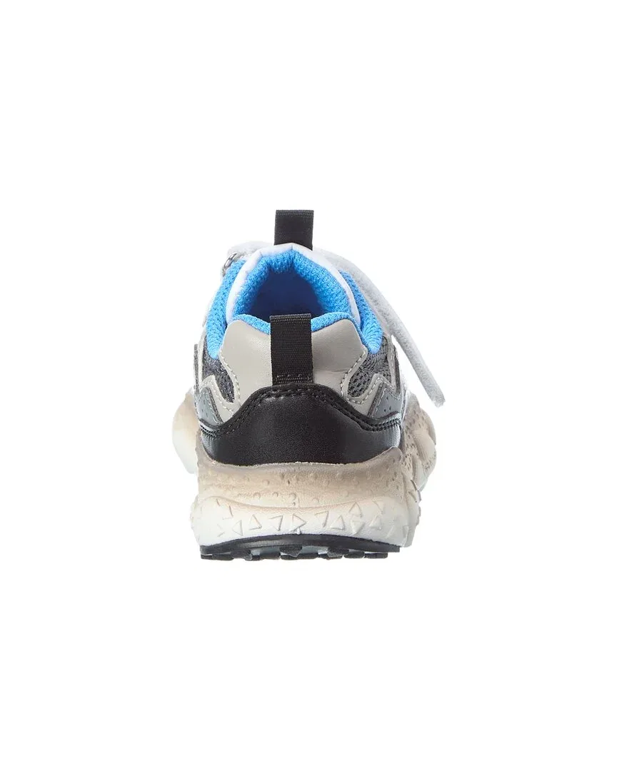 Детские кроссовки кожаные на липучках Naturino Yamano 3 Junior Leather Sneaker White — фото 3