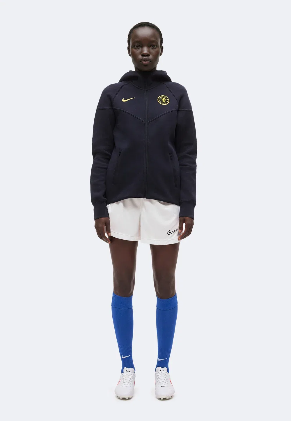 Cfc - толстовка на молнии Nike Performance, Pitch Blue/Midwest Gold-Coloured — фото 2