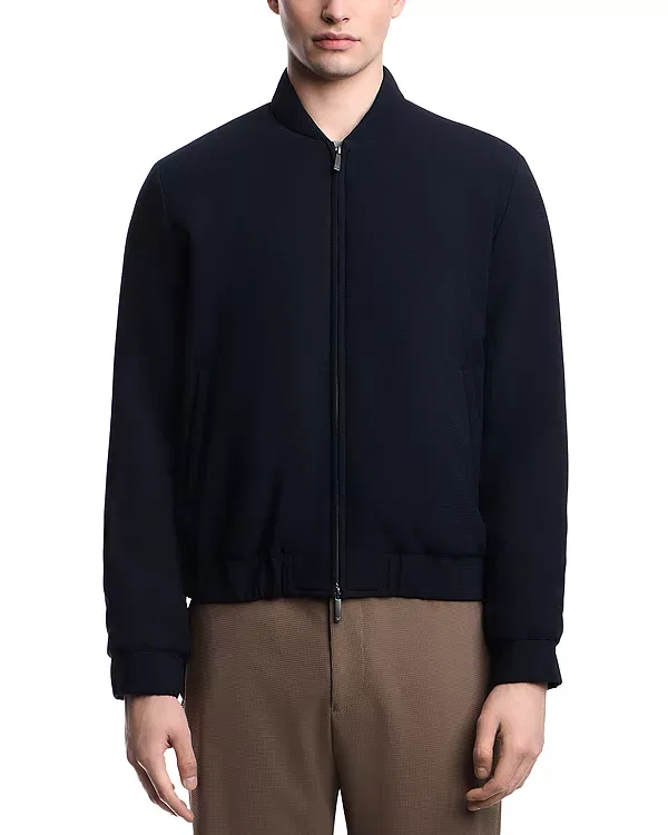 Мужская куртка бомбер с воротником-стойкой Emporio Armani, Vulcan