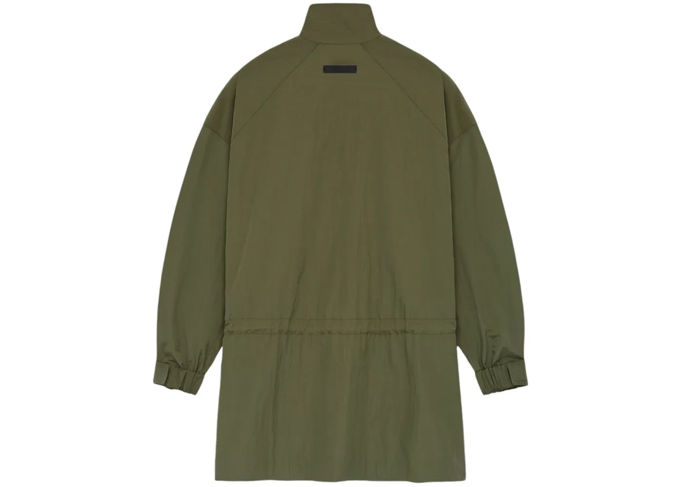 Мужская ветровка с воротником-стойкой Fear of God Essentials Ripstop Mockneck Anorak, Military — фото 2