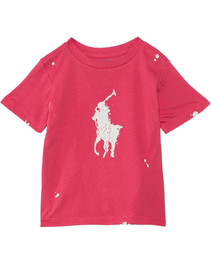 

Поло Polo Ralph Lauren Kids Polo Bear Cotton Jersey Tee, цвет Adirondack Berry