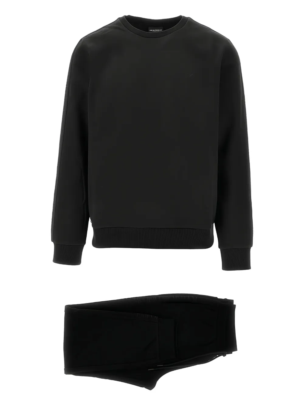 

Спортивный костюм с логотипом Ea7 Emporio Armani, черный