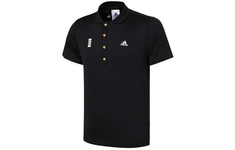 

Рубашка поло мужская черная Adidas, черный