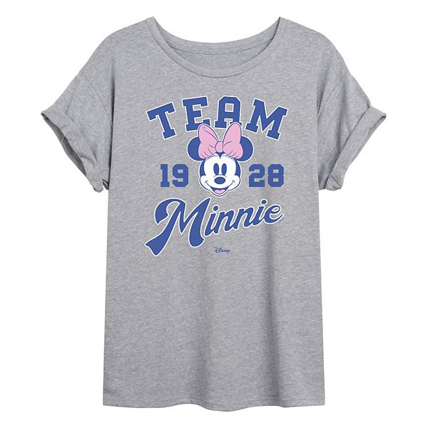

Детская футболка Minnie Mouse Est 1928 oversized Disney, Heather Gray