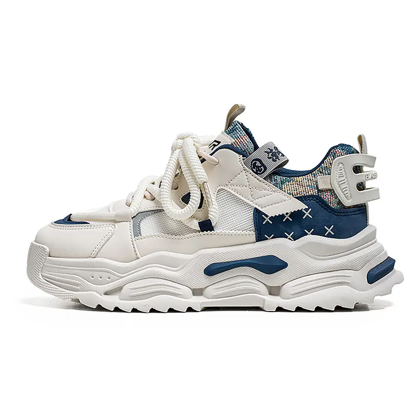 

Износостойкие низкие кроссовки на массивной подошве для мужчин BTR, Beige Blue