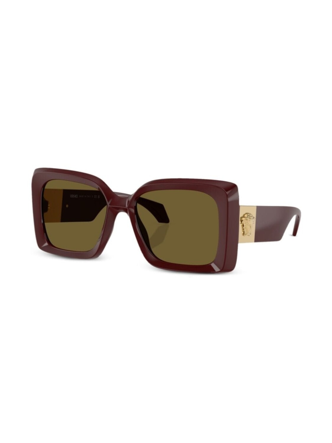 Солнцезащитные очки с декором Medusa Versace Eyewear, красный — фото 2