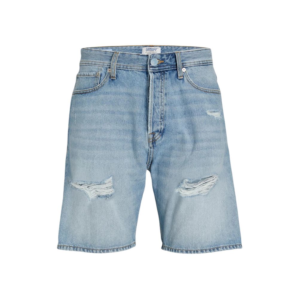 

Короткие хлопковые светло-голубые шорты Jack & Jones