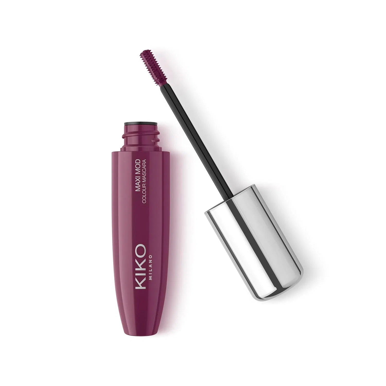 Цветная тушь для ресниц «Maxi Mod Colour Mascara 03» от KIKO Milano Kiko Milano, 03 Plum