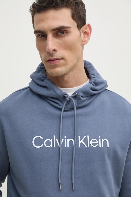 Хлопковая толстовка Calvin Klein, синий — фото 4