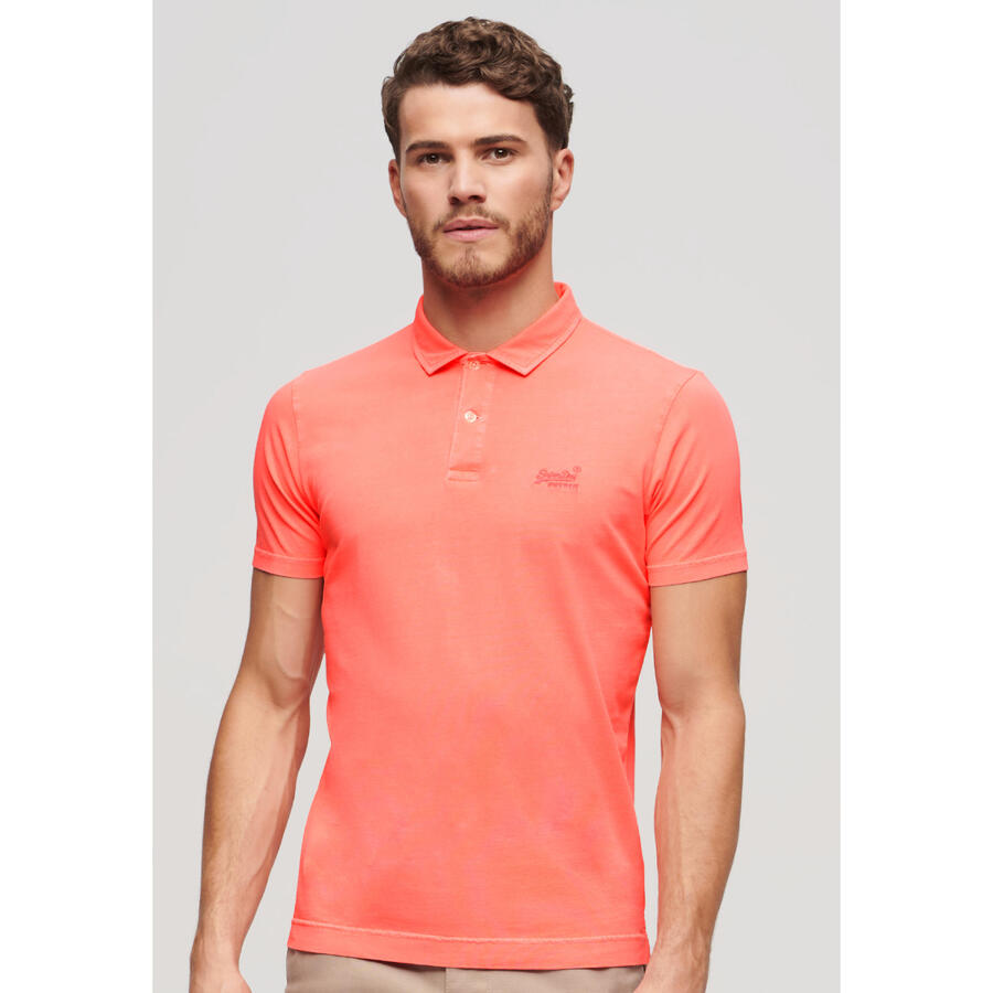 Футболка-поло из джерси с логотипом Superdry Essential — фото 2