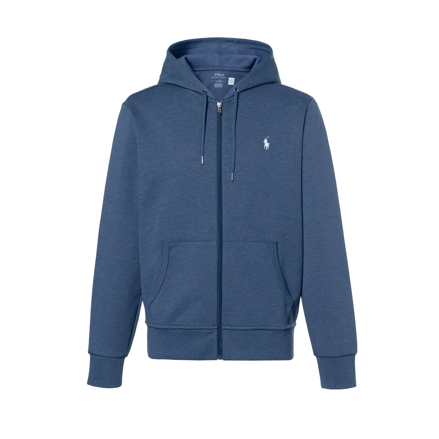 

Polo Ralph Lauren Поло худи с вышивкой пони на молнии, Blue
