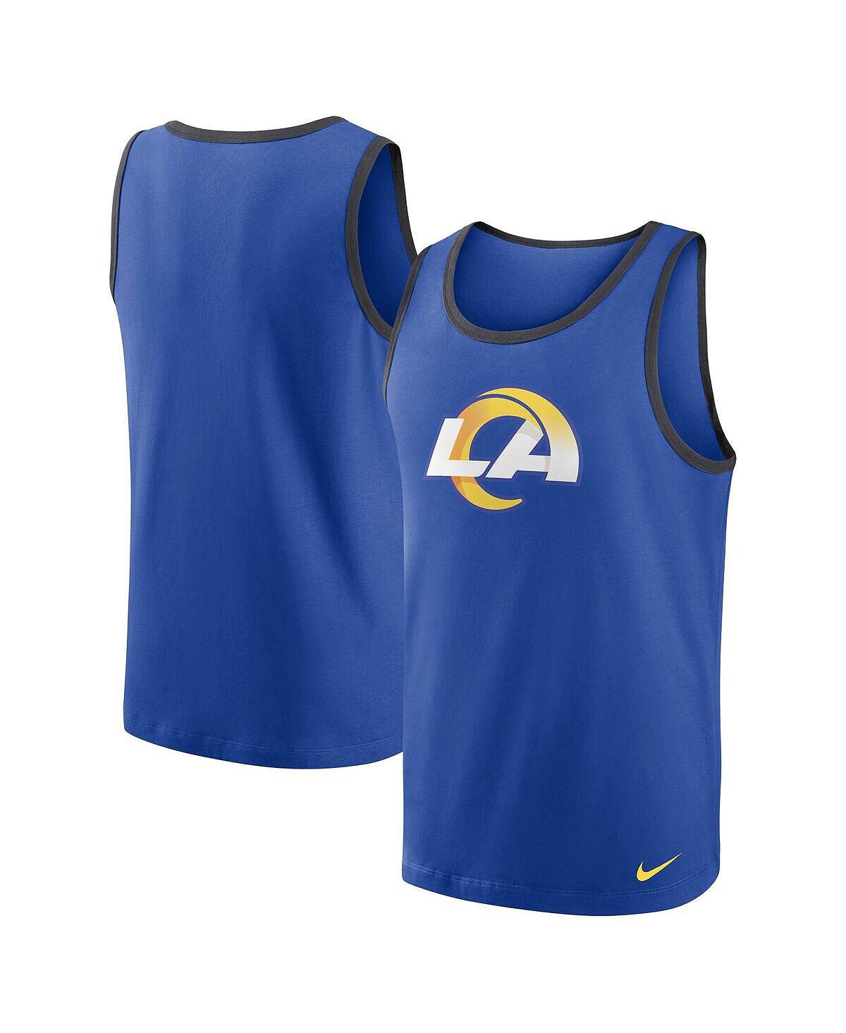 

Мужская майка Royal Los Angeles Rams Tri-Blend Nike