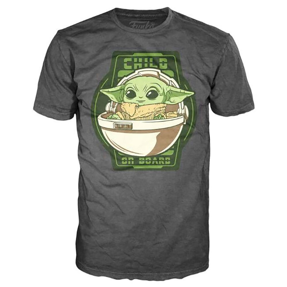 

Футболка Funko Yoda The Child On Board Mandalorian Star Wars, серый