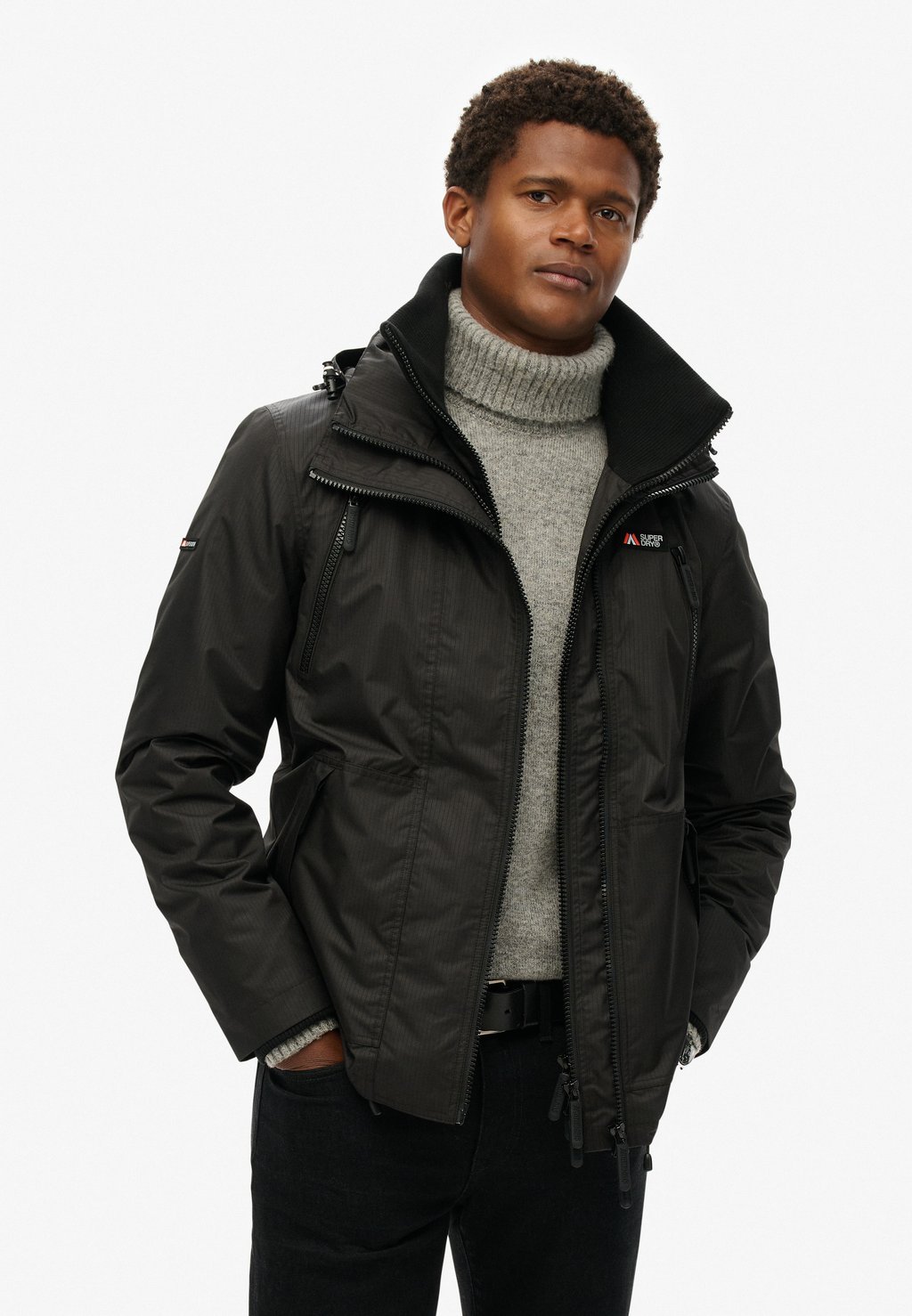 

Куртка для активного отдыха HOODED MOUNTAIN Superdry, черный