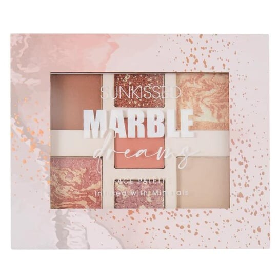 

Палетка для лица Sunkissed, Marble Dreams, розовый