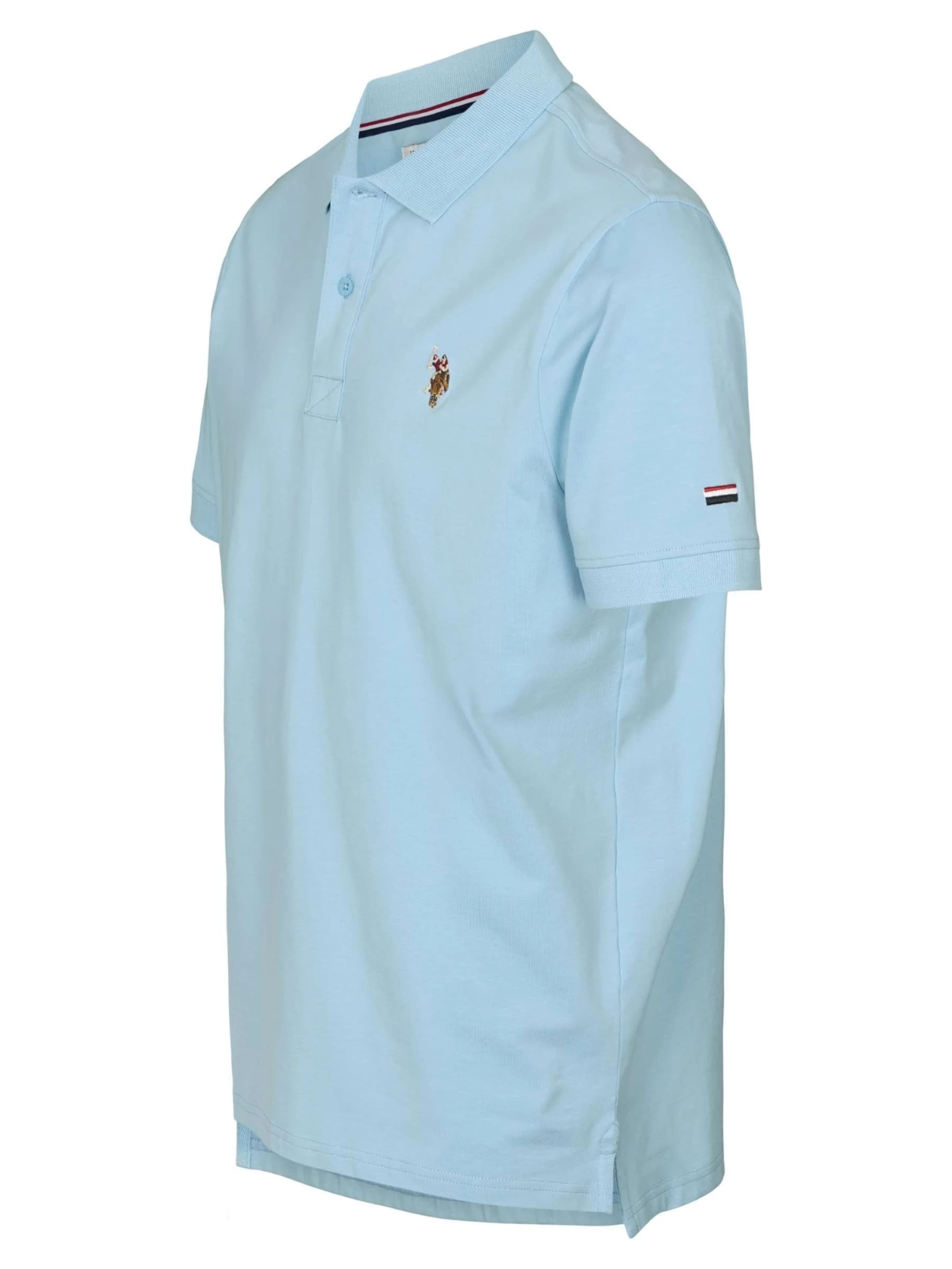 U.S. POLO ASSN. Рубашка на пуговицах 'UMCostin' светло-голубого цвета Regular fit — фото 3