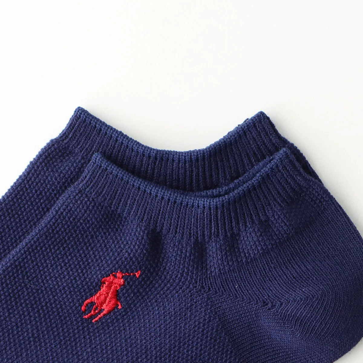 [Набор из 3] Носки пике длиной до колена Polo Ralph Lauren, 04. Navy x 3 — фото 3