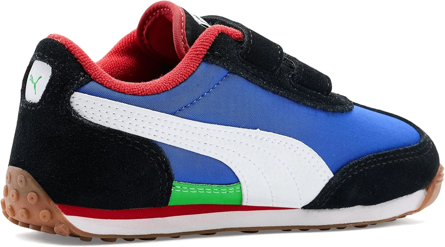 Детские кроссовки PUMA Easy Rider без шнурков для девочек, повседневные - фиолетовые, серебристые, белый — фото 3