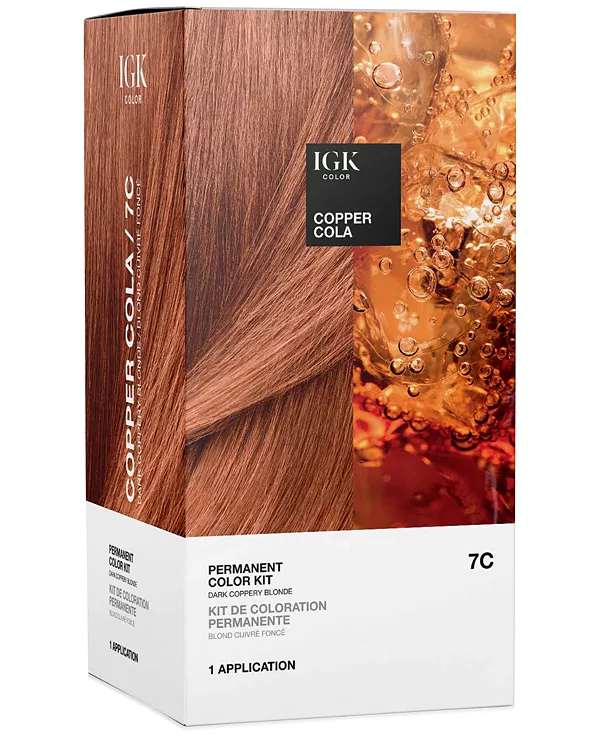 Набор из 6 перманентных красок Igk Hair, copper cola