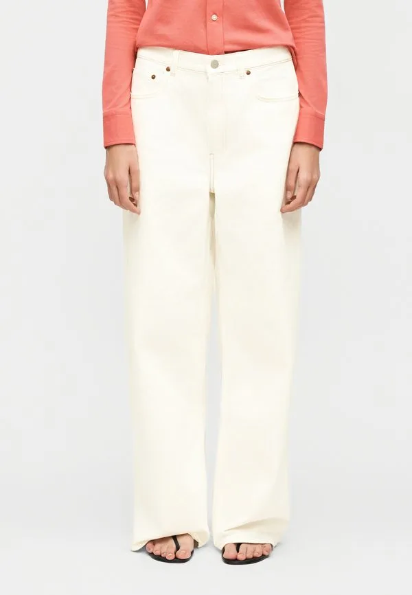 Тканые широкие брюки, джинсы свободного кроя Polo Ralph Lauren, White Denim