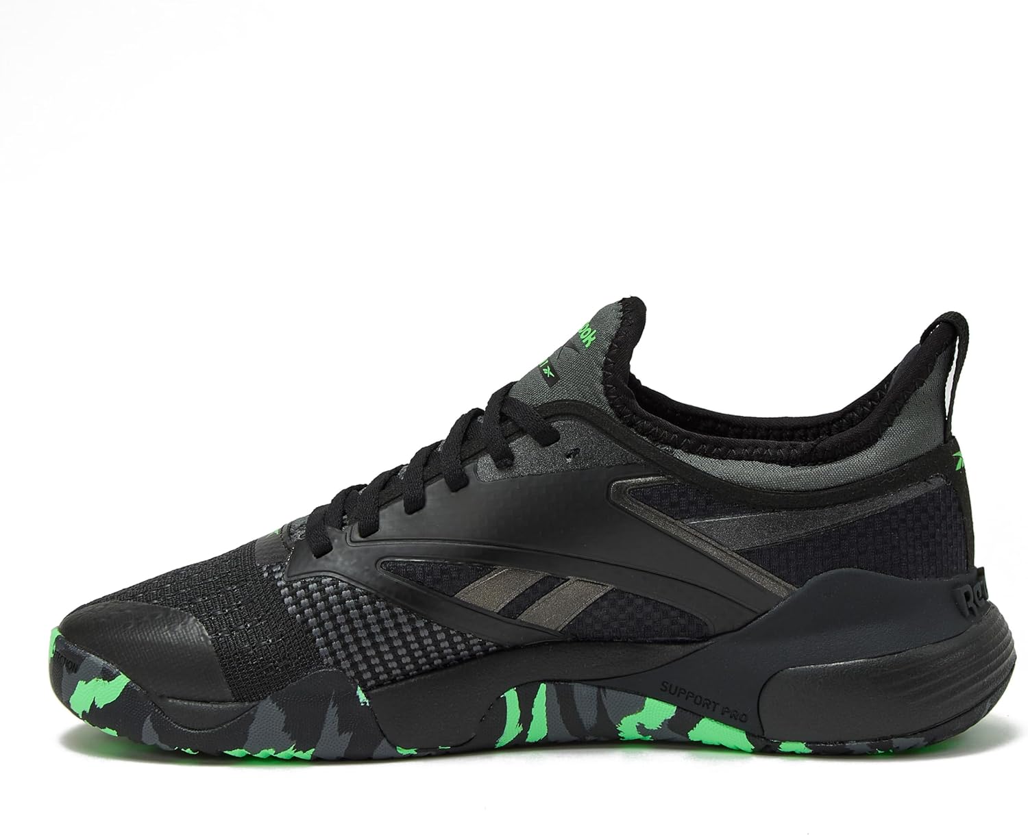 Мужские спортивные кроссовки Reebok Nano Court для пикубола, черный/серый — фото 3