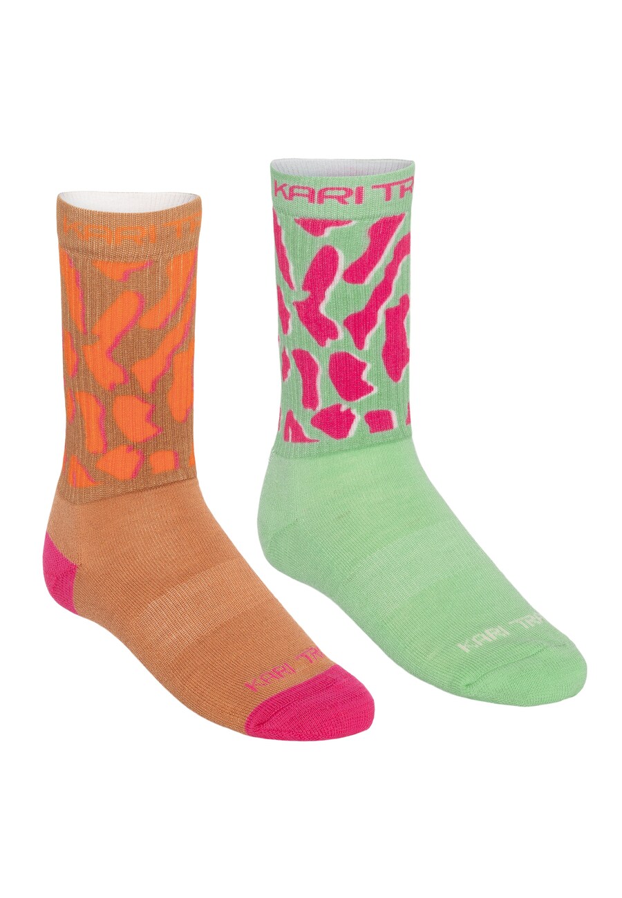 

Спортивные носки Kari Traa, цвет Green/Orange
