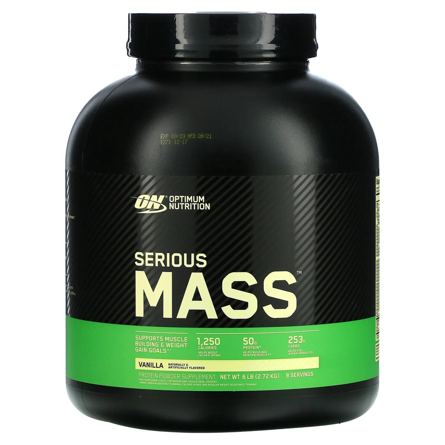 

Optimum Nutrition Порошок Serious Mass с высоким содержанием белка для набора веса со вкусом ванили 2,72 кг