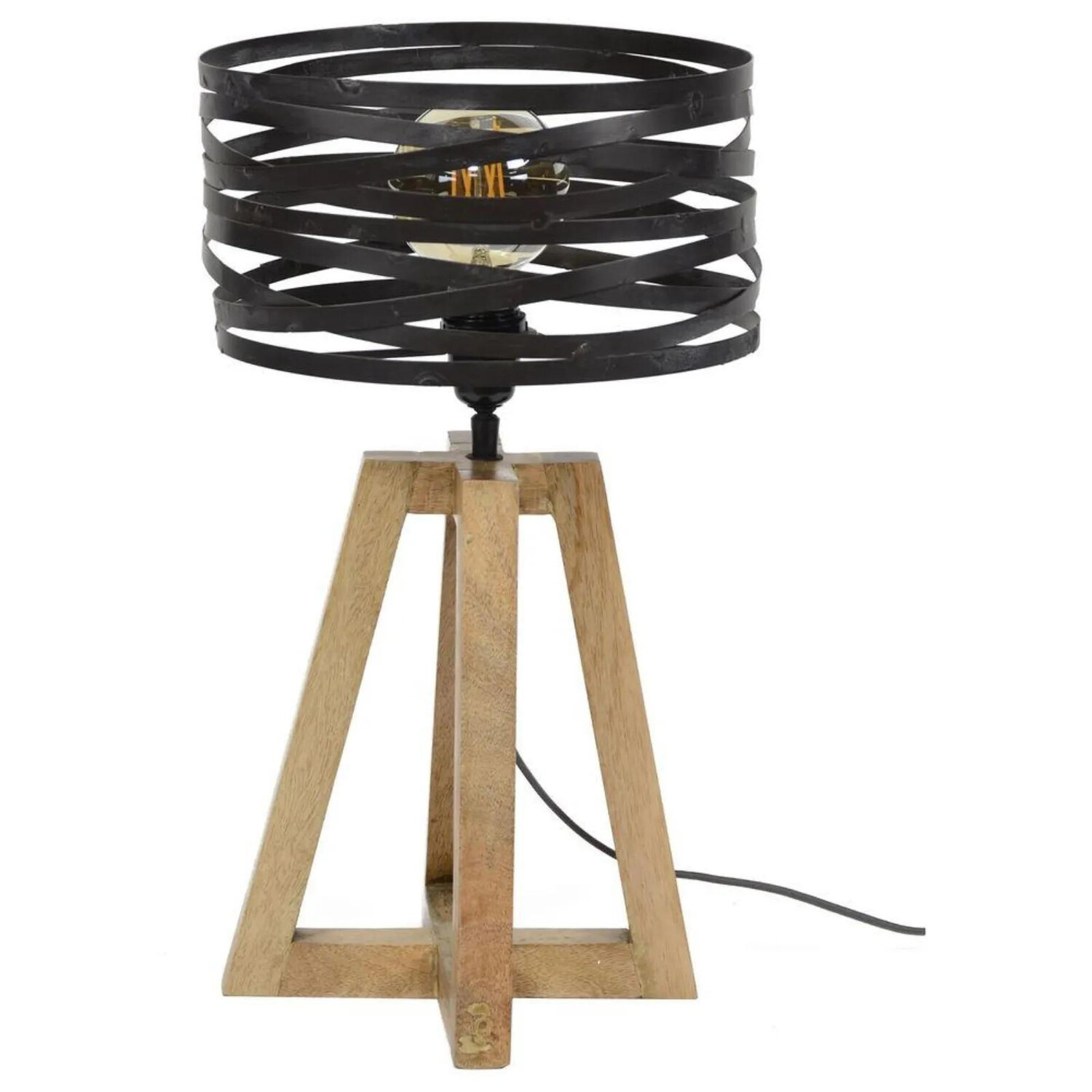 

Настольная лампа famlights, 14,5x14,5x50 см, серый