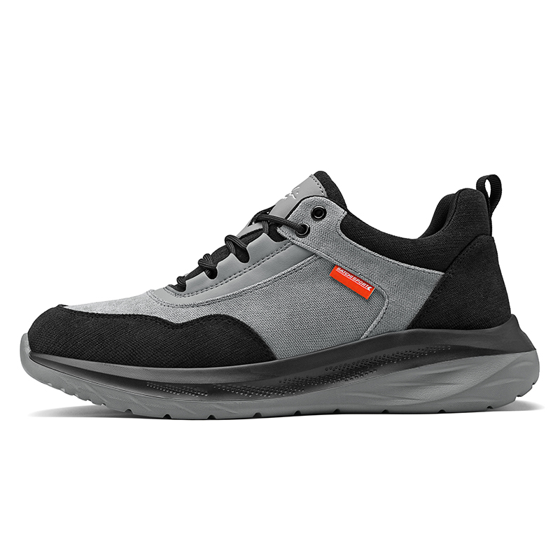 

SATCHI SPORT Износостойкие легкие дышащие нескользящие мужские повседневные кеды серо-черные, цвет Gray Black