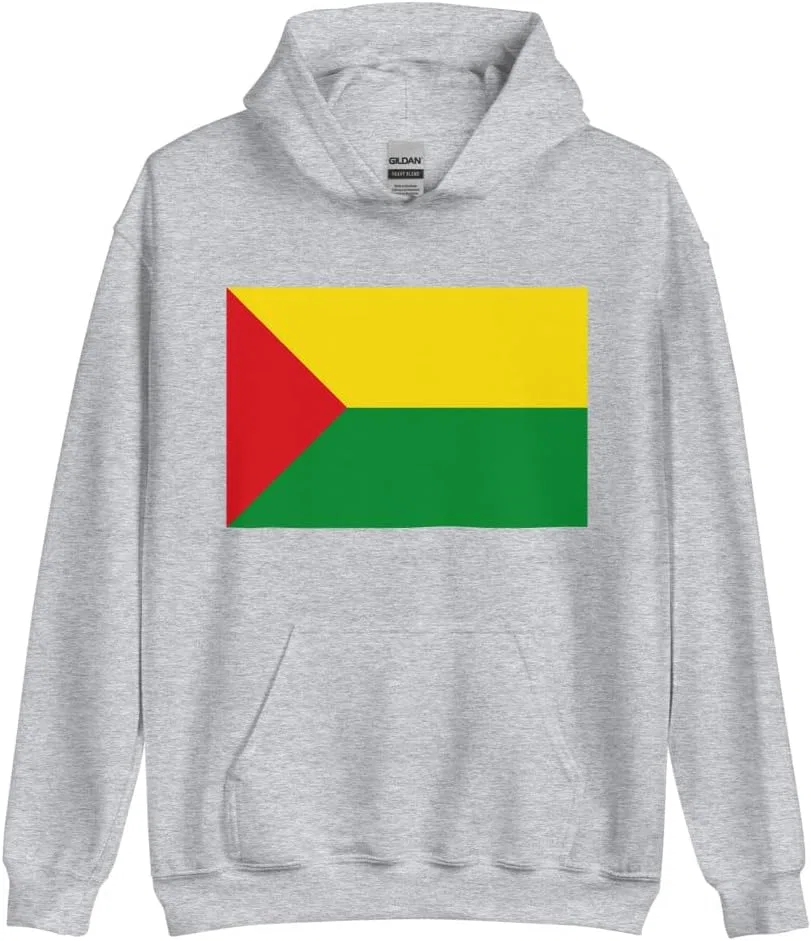 Толстовка с капюшоном Flag of Abejorral Colombia Generic, серый