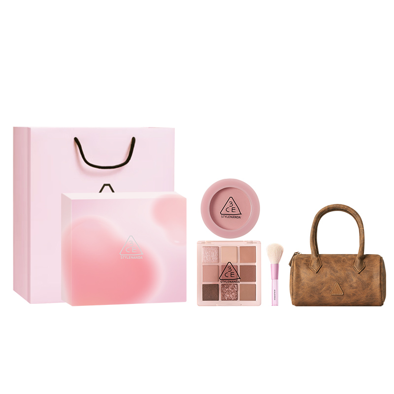 

Палетка теней для век румяна новичка девять квадратов наборы для макияжа легко растушевываются натуральный прозрачный 3CE