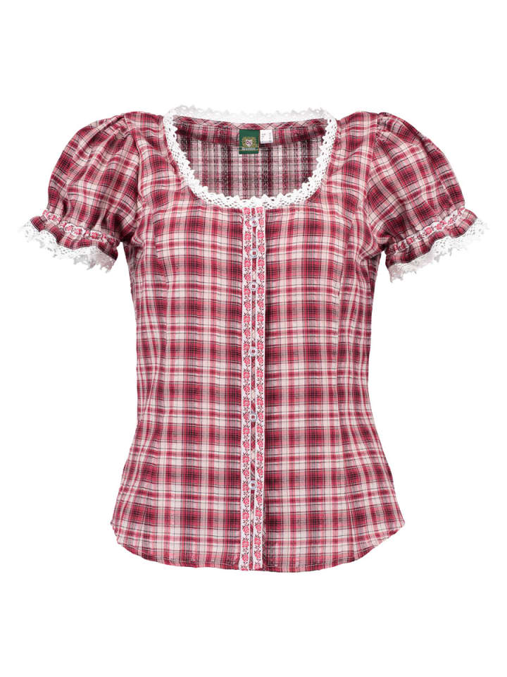 

OS-Trachten Традиционная блузка "Zugspitz" от Zeenut, средне-красного цвета