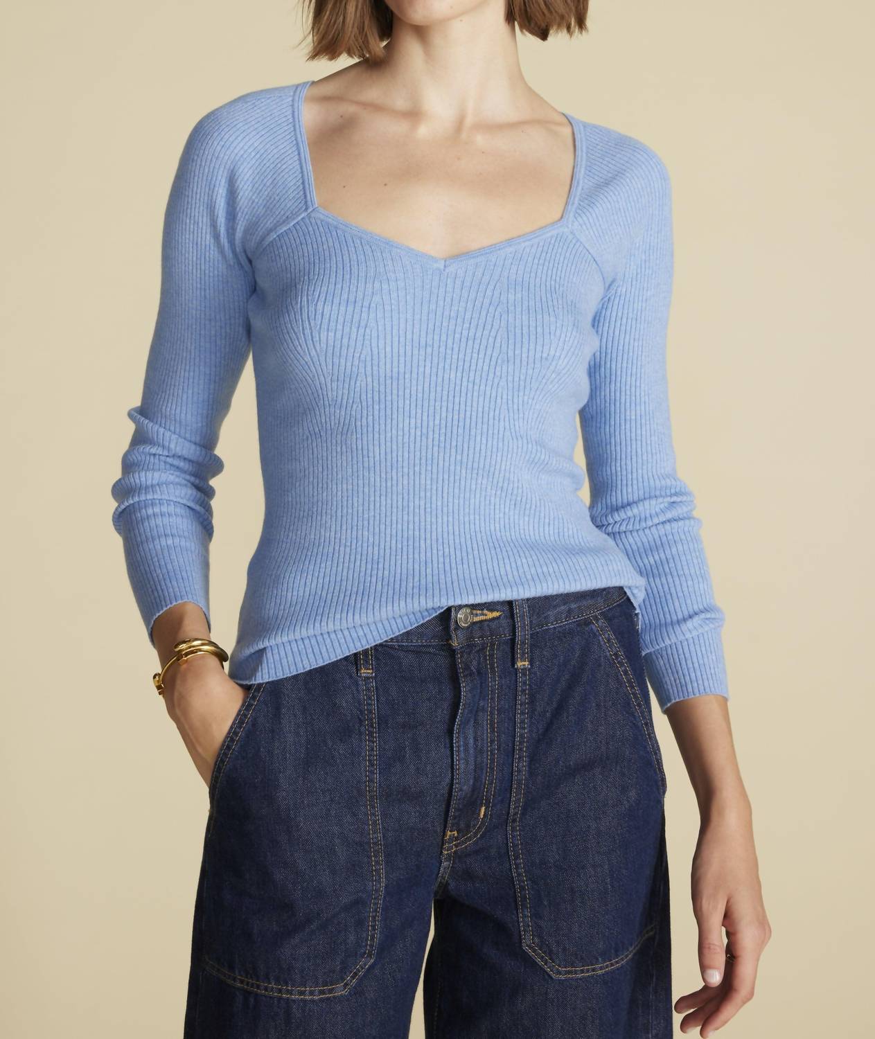 

Топ Maelle в небесном цвете Amour Vert, Sky