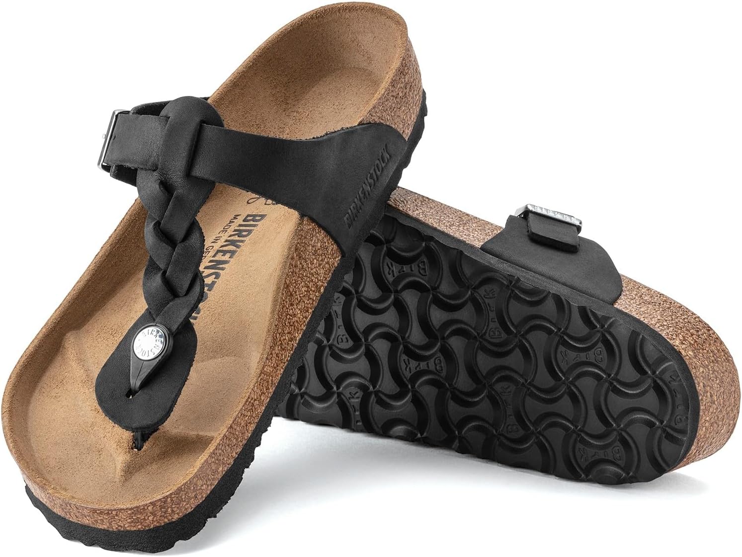 Сандалии Birkenstock Gizeh Essentials EVA унисекс, черный — фото 2