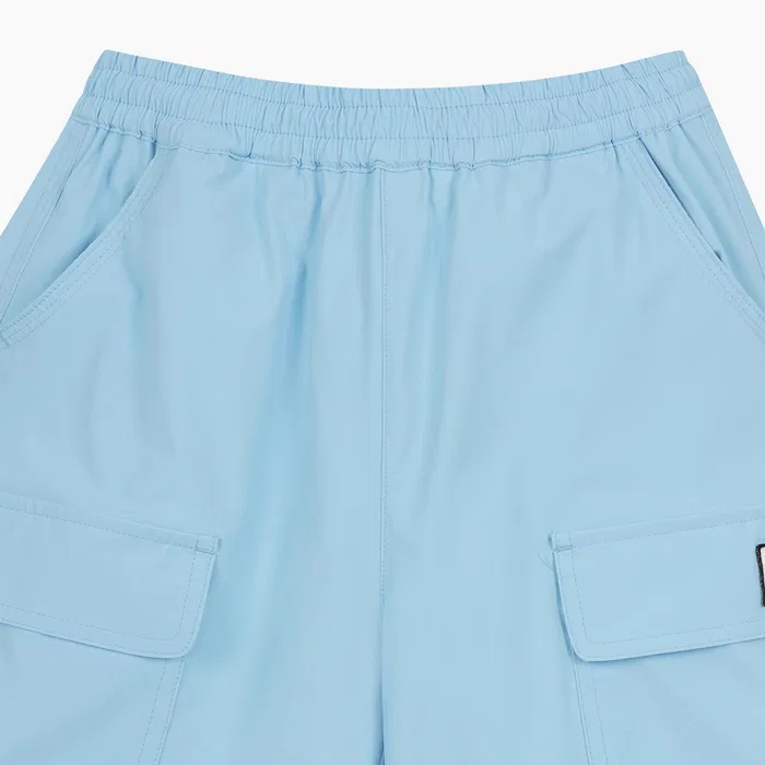 Детские синие эластичные шорты 5.5/4 от Benetton Kids — фото 3