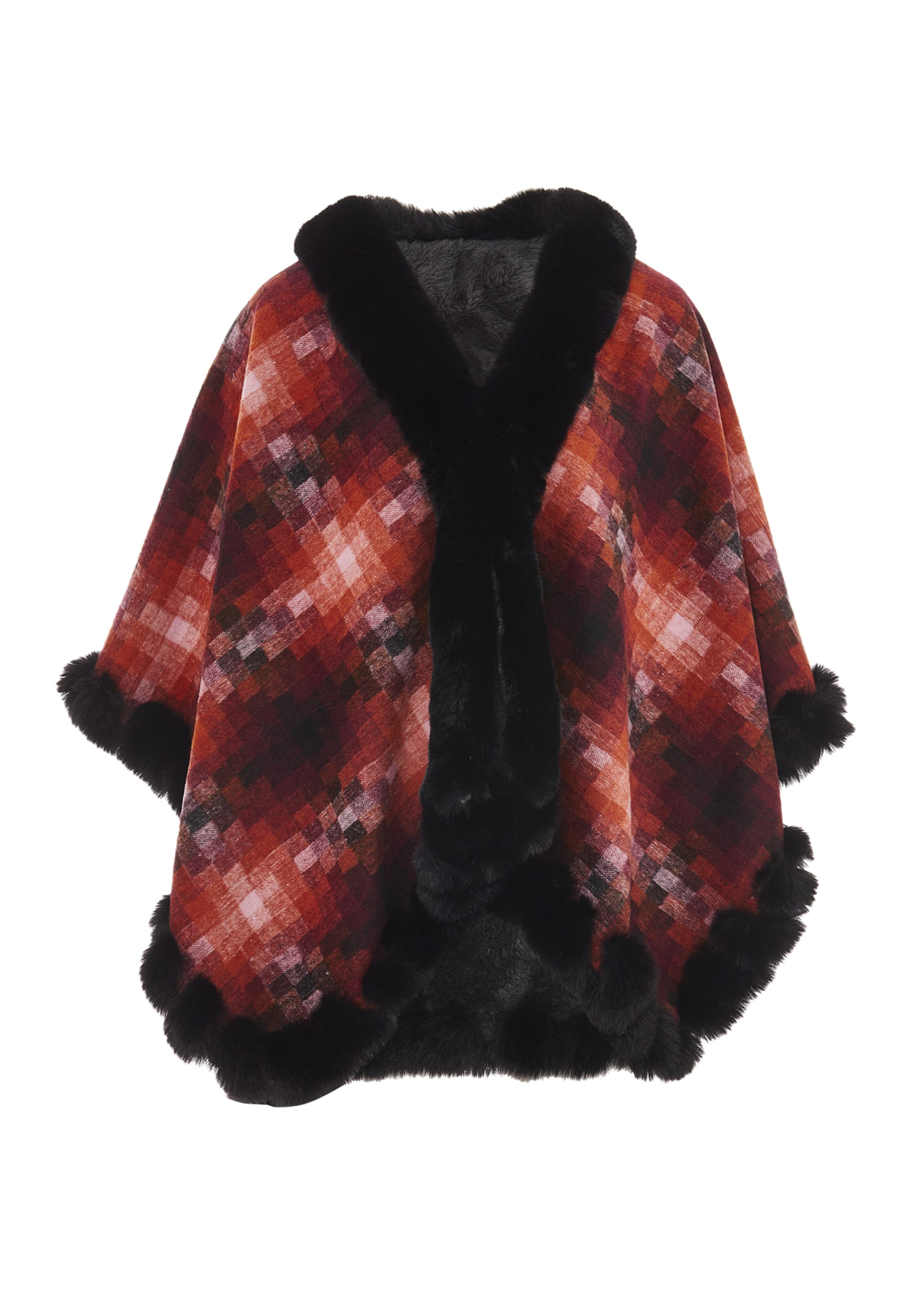 

FRAULLY Кейп в темно-оранжевом цвете